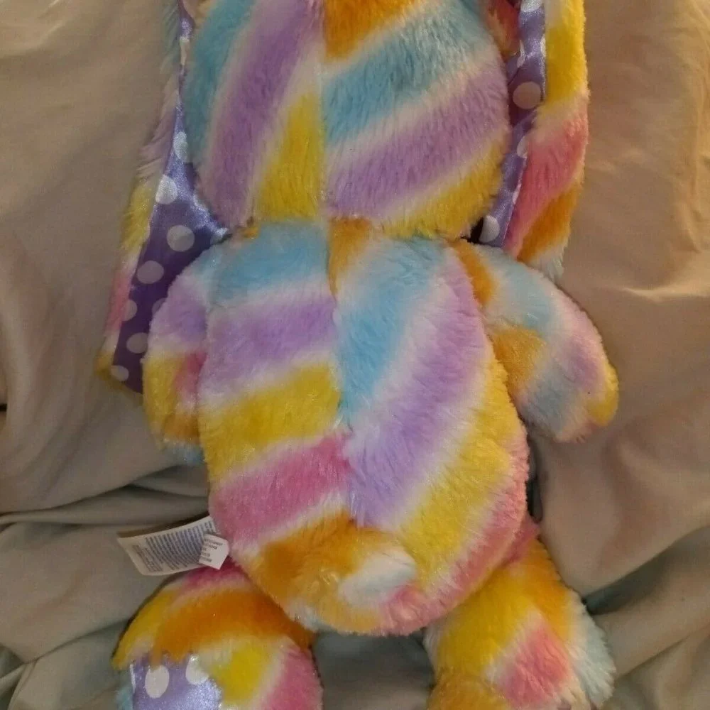 Build a Bear 🌈 Rainbow Rabbit Colorful - Picture 3 of 6